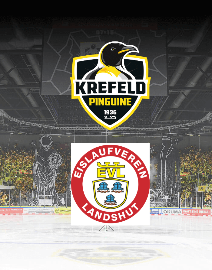 YAYLA Arena -Krefeld Pinguine vs EV Landshut
