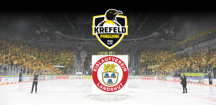 YAYLA Arena -Krefeld Pinguine vs EV Landshut YAYLA Arena -Krefeld Pinguine vs EV Landshut