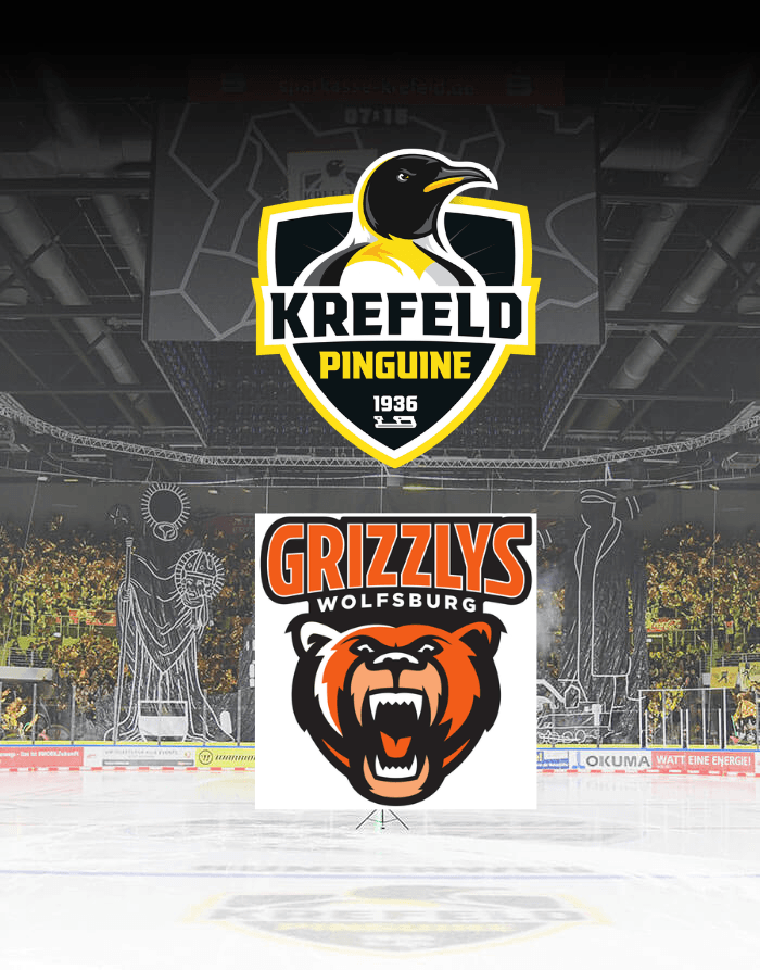 YAYLA Arena Krefeld Event Krefeld Pinguine vs. Grizzlys Wolfsburg