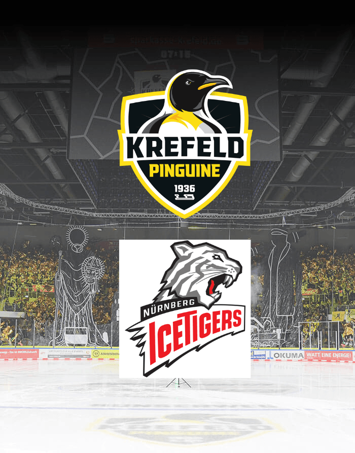 YAYLA Arena Krefeld Event Krefeld Pinguine vs. Nürnberg Ice Tigers